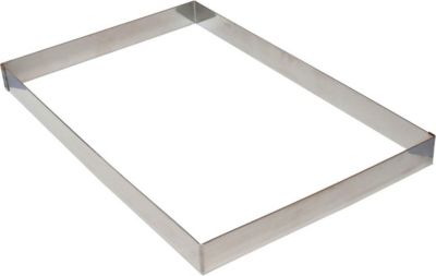 Cadre à pâtisserie GOBEL Cadre à opéra - inox - 360 x 260 x 45 mm