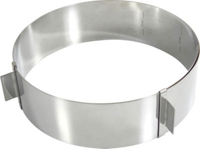 Cercle pâtisserie GOBEL Cercle réglable inox - de 160 à 280 mm d