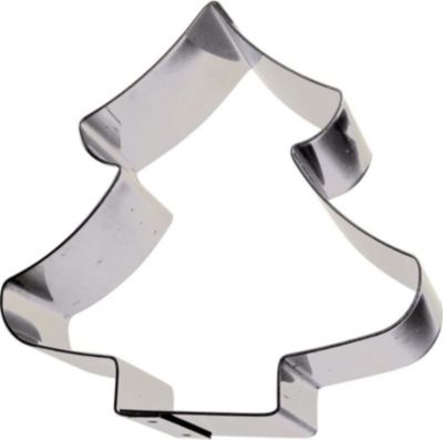 Emporte pièces GOBEL Nonnette sapin de Noël - inox - 80 x 80