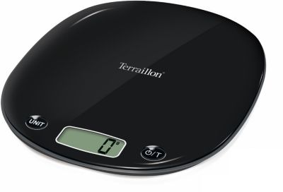 TERRAILLON T1040 Noir Balance de cuisine - Pèse aliments avec Quadrimedia