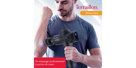 Pistolet de massage TERRAILLON de massage Expert chaud & froid