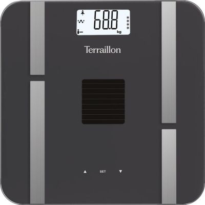 Pèse personne TERRAILLON SUN POWER FIT Anthracite
