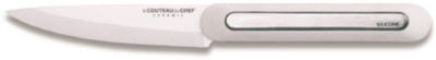 Couteau à steak LE COUTEAU DU CHEF silicone manche-lame blanc Blister Pegb