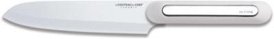 Couteau japonais LE COUTEAU DU CHEF silicone manche-lame blanc Blister Pegb