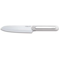 Couteau japonais LE COUTEAU DU CHEF silicone manche-lame blanc Blister Pegb