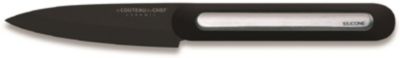 couteau d'office le couteau du chef silicone manche - lame noir blister pegb
