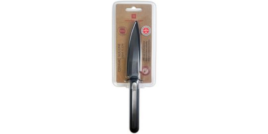 Couteau à steak LE COUTEAU DU CHEF silicone manche - lame noir Blister Pegb