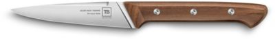 Couteau d'office TB 9cm lame lisse Brigade Bois