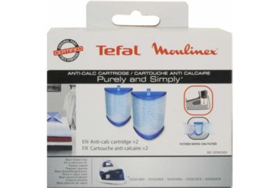Cartouche anti-calcaire CALOR x2 pour centrale vapeur Simply et Purely
