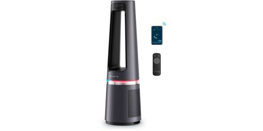 Purificateur d'air, ventilateur, chauffage ROWENTA Eclipse 3 en 1 connect QU5072F0