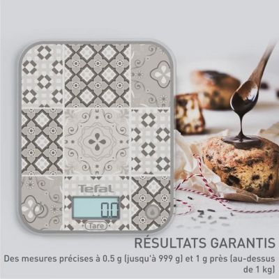 Voir la vidéo pour Balance de cuisine TEFAL Optiss de cuisine BC50D6V0