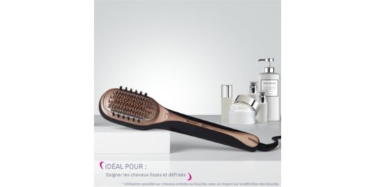 Brosse réparatrice et soin du cheveu CALOR CF9940C0 Hair therapist vapeur