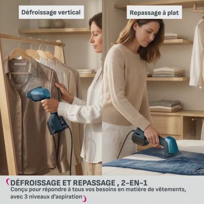 Voir la vidéo pour Défroisseur vapeur CALOR AeroSteam Elite DT9920C0