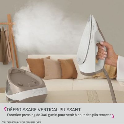Voir la vidéo pour Centrale vapeur CALOR SV6212C0 Power Pro Compact 200