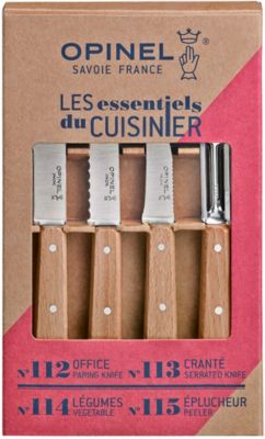 Set de couteaux OPINEL Les essentiels naturels