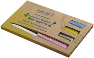 Set de couteaux OPINEL Bon Appétit campagne 4 couteaux