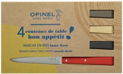 Set de couteaux OPINEL Bon appétit Loft 4 couteaux de table