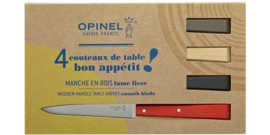 Set de couteaux OPINEL Bon appétit Loft 4 couteaux de table