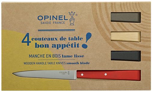 Opinel - Coffret de 4 couteaux de table bon appétit sud - Cuisines et  confidences