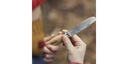 Couteau OPINEL NO7 mon 1er Opinel Hetre