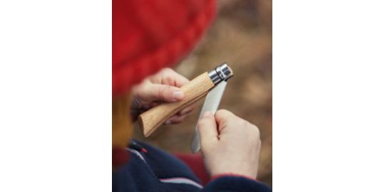 Couteau OPINEL NO7 mon 1er Opinel Hetre