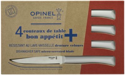 Couteau à steak OPINEL Bon Appétit + Nuage 4 couteaux de table