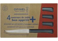 Set de couteaux OPINEL de table x4 Anthracite