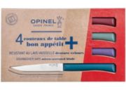 Couteau à steak OPINEL Bon Appétit + Glam 4 couteaux de table