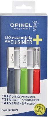 Couteau de cuisine Opinel Trio Les Essentiels avec etui