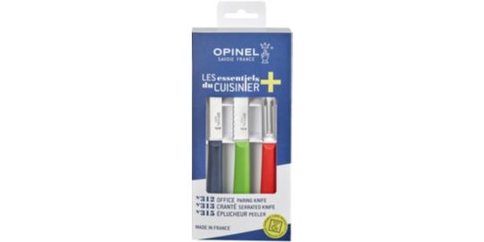 Coffret couteau OPINEL trio Les Essentiels
