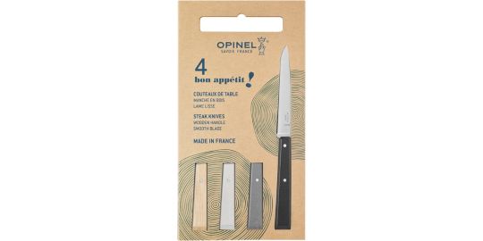 Set de couteaux OPINEL Coffret Bon Appétit Minéral Steack 4pcs