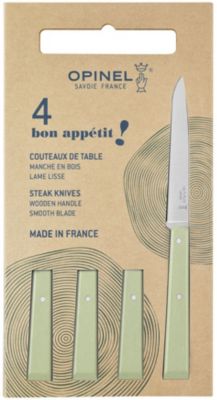 Set de couteaux OPINEL Coffret 4pcs Bon Appetit Sauge