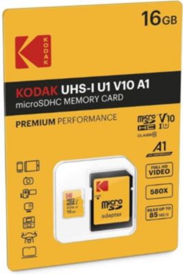 Carte Micro SD KODAK KODAK Micro SDXC 16GB Premium – Carte mé