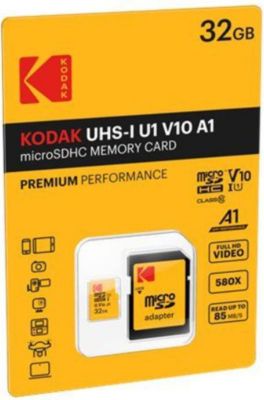 Carte Micro SD KODAK KODAK Micro SDXC 32GB Premium – Carte mé