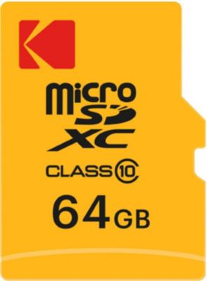 Carte Micro SD KODAK KODAK Carte Micro SDXC 64 Go + Adaptateu
