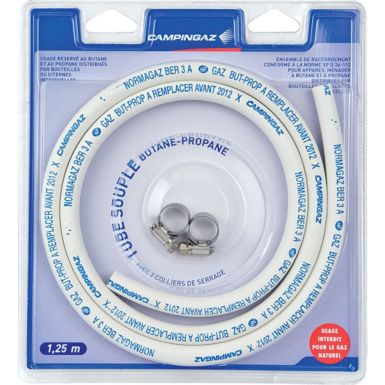 Tuyau à Gaz Propane 12 Pieds (3.6m) - Raccord Rapide, Laiton, Pour Barbecue Et Appareils à Gaz