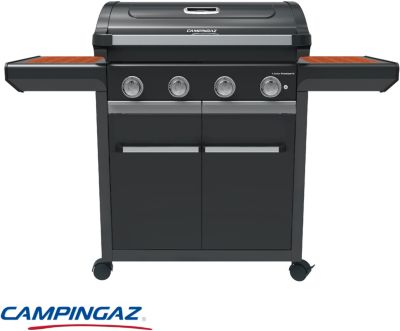 Barbecue gaz CAMPINGAZ Premium 4W noir 4 brûleurs sur chariot 72 cm