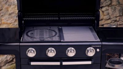 Voir la vidéo pour Barbecue gaz CAMPINGAZ Premium 4W noir 4 brûleurs sur chariot, 72x46 cm