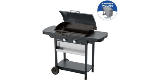 Plancha gaz CAMPINGAZ sur chariot EX plus + housse