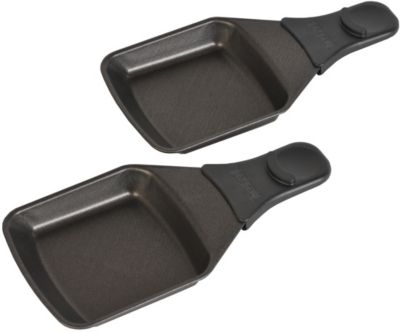 coupelle TEFAL lot de 2 poelons à raclette carrées