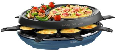 Raclette TEFAL RE310401 Colormania 8 bleu acier