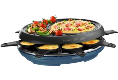 Raclette TEFAL RE310401 Colormania 8 bleu acier
