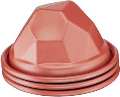 Creabake set de 3 pièces moule à madeleines 8,3 X 6,5 cm