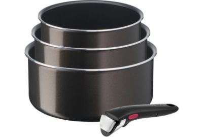 TEFAL Batterie de cuisine 10 pièces en inox INGENIO pas cher 