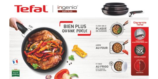 Set TEFAL Ingenio Easy Plus lot 2 poeles