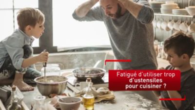 Voir la vidéo pour TEFAL Ingenio Eco Resist 2 poêles + poignée