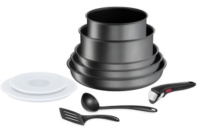 Ustensiles de Cuisine Bois - Set de Cuisine Premium 10 Pièces