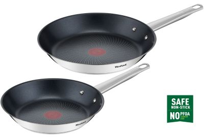Batterie de cuisine TEFAL Cook Eat 2 poeles 24/28 cm