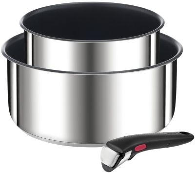 Batterie de cuisine TEFAL Ingenio Preference 2 casseroles 16-20cm