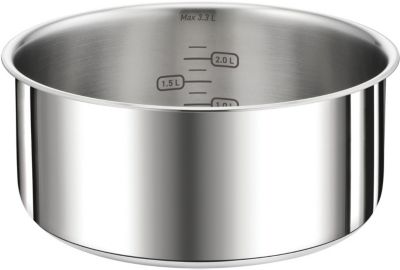 Cook Eat Faitout 20 cm, Poêles et casseroles à poignée fixe inox